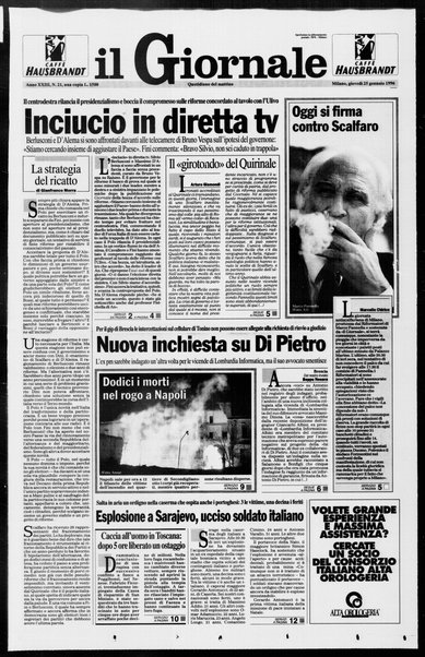 Il giornale : quotidiano del mattino